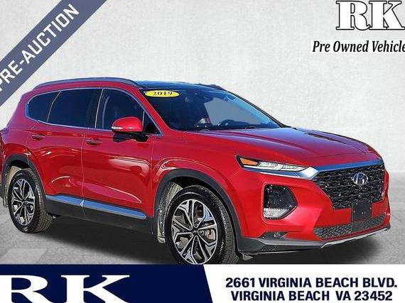HYUNDAI SANTA FE 2019 5NMS5CAA3KH127833 image